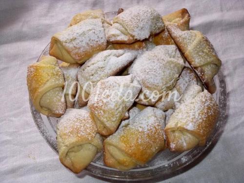 Рогалики з смальцем. Вкусные и быстрые рогалики на сметане и смальце