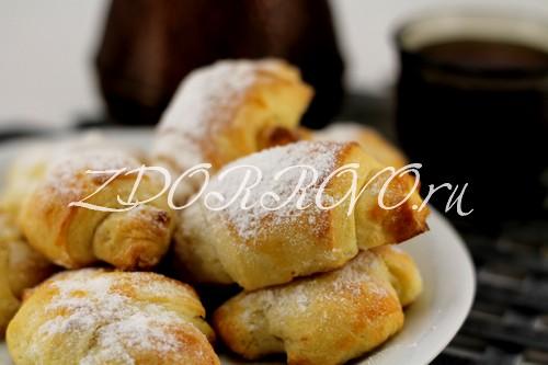 Рогалики Очень вкусные на сметане. Рецепт 1: рогалики на сметане (пошаговые фото)