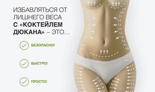 Коктейль по Дюкану. Зелёный коктейль Дюкана