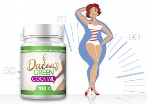 Коктейль по Дюкану. Зелёный коктейль Дюкана