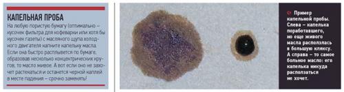 Метод капельной пробы масла. Daewoo Nexia перлаМутная N(1)(3)(5) › Бортжурнал › Капельный метод (анализ)