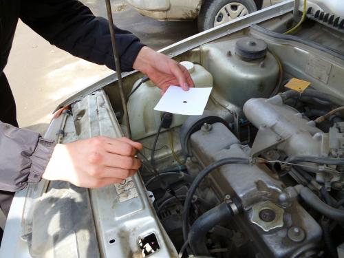 Проверка моторного масла методом масляного пятна в дизеле. Лада 211. 5i (продана)