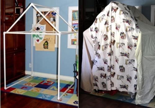 Что можно сделать из полипропиленовых труб своими руками. Поделки из пластиковых труб для детской площадки