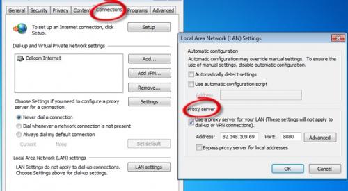Прокси-сервер настройка. Настройки прокси-сервера