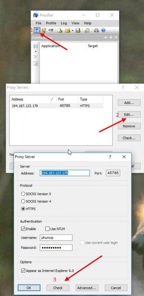 Настройка Proxifier по сети. Настройка прокси через Proxifier - Пошаговая инструкция 08