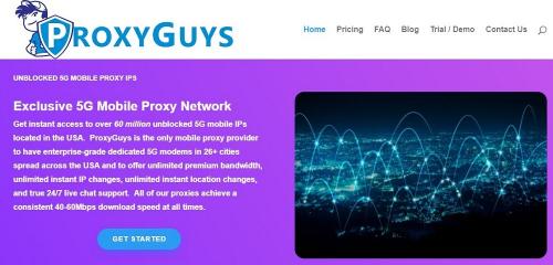 Premium 5G Mobile  Residential proxies by ProxyGuys. ProxyGuys Overview