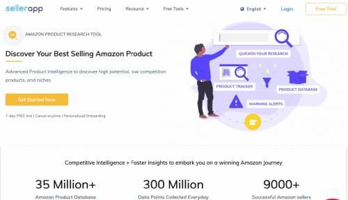 Best Amazon Product Research tool free. SellerApp: Product Research WebApp