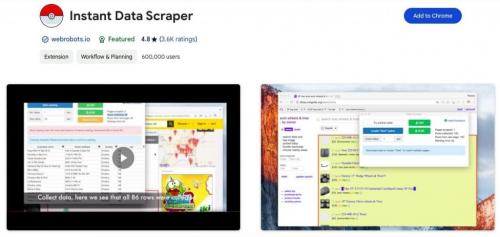 Какие инструменты скрапинга наиболее удобны для использования в 2025 году.  Что такое Instant Data Scraper?