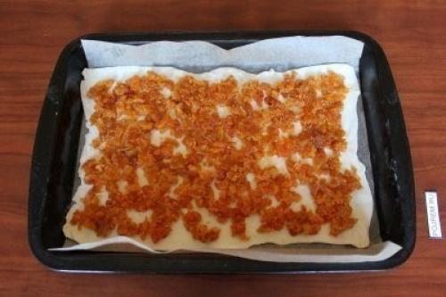 Пахлава из слоеного теста. 04 Пахлава из слоеного теста. 04