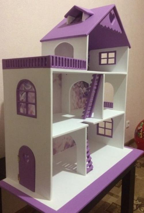 Сделал Доченьке Кукольный Домик из Фанеры. 05