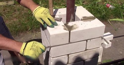 Как сложить столб из кирпича для забора своими руками. 03 Как сложить столб из кирпича для забора своими руками. 03