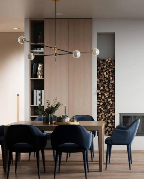 В каком варианте эта кухня - гостиная вам нравится больше? 07