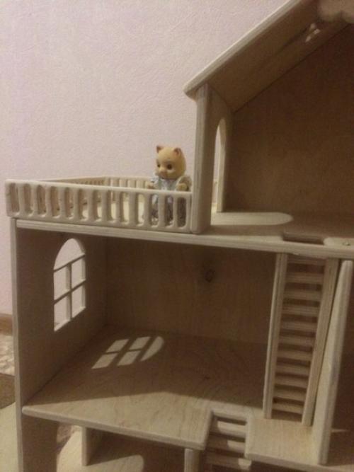 Сделал Доченьке Кукольный Домик из Фанеры. 03