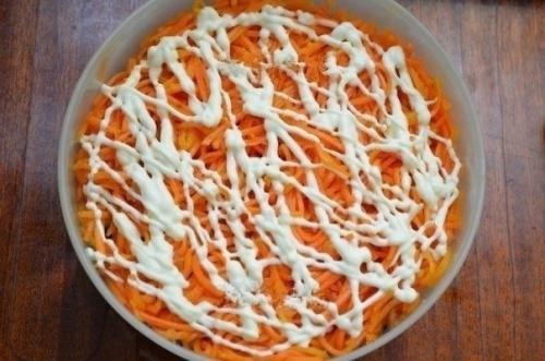 Салат с копченой курицей. 04 Салат с копченой курицей. 04