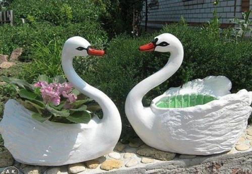 Лебедь - кашпо своими руками. 01 Лебедь - кашпо своими руками. 01