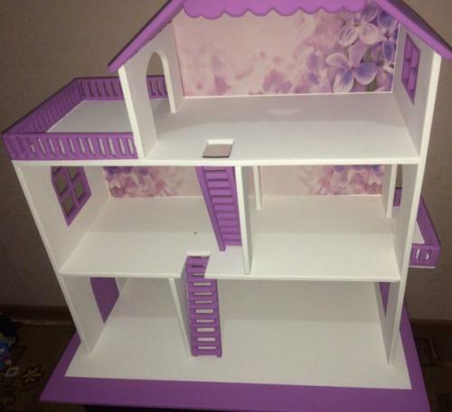 Сделал Доченьке Кукольный Домик из Фанеры. 07