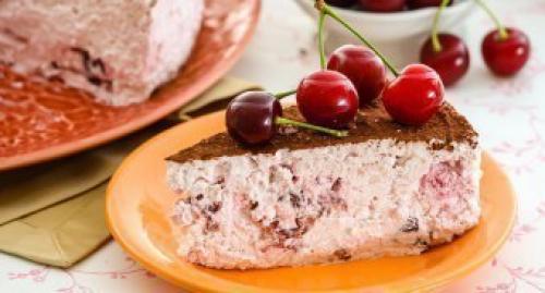 Творожно - ягодный торт (без выпечки. 04