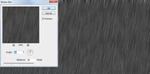 Мы добавляем дождь на фотографию в Фотошоп. 03