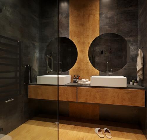 Лаконичный дизайн ванных комнат. 03