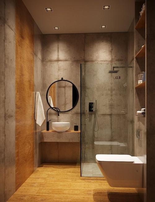 Лаконичный дизайн ванных комнат. 02