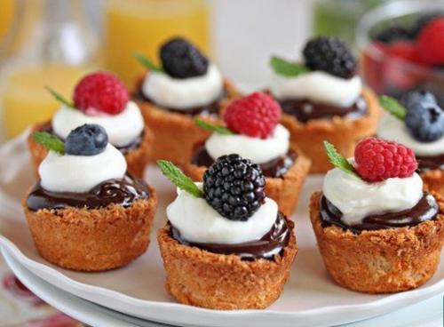 Кокосовые тарталетки с шоколадом. 06 Кокосовые тарталетки с шоколадом. 06