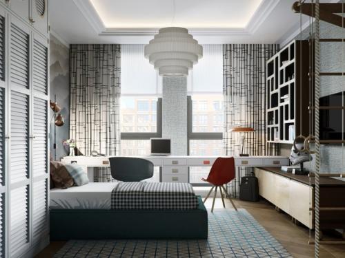 Детская комната, проект квартиры в ЖК барин хаус. 01