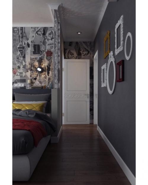 Дизайн - проект небольшой однокомнатной квартиры в 51 кв. 02