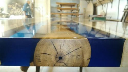 Столешница орех + эпоксидная смола 2500*800*44. 04