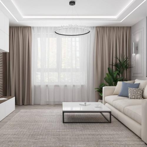 Какой проект гостиной вам нравится больше всего? 05