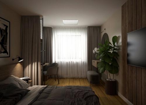 Спальня проекта Евродвушка, 17 кв. 05