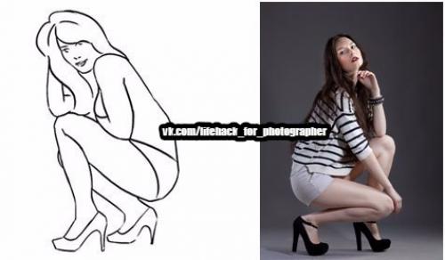 Десять базовых поз для моделей. 05 Десять базовых поз для моделей. 05