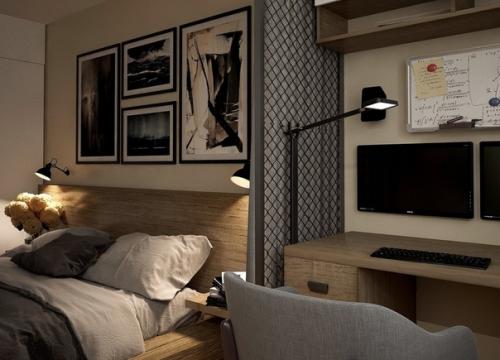 Спальня проекта Евродвушка, 17 кв. 01