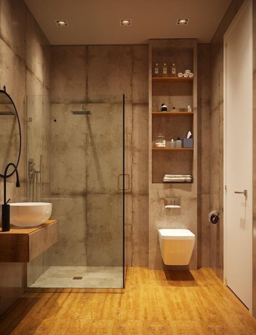 Лаконичный дизайн ванных комнат. 01