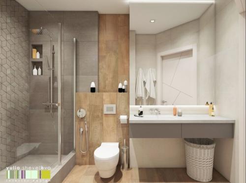 Ванная комната в современном стиле. 01
