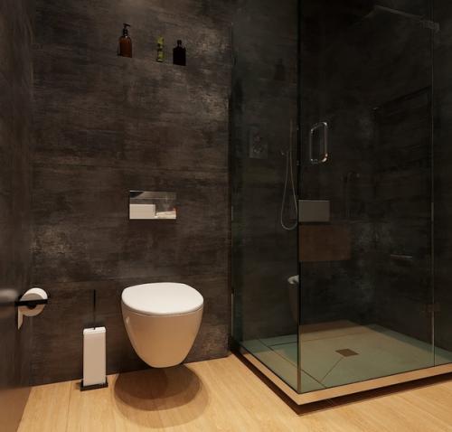 Лаконичный дизайн ванных комнат. 05