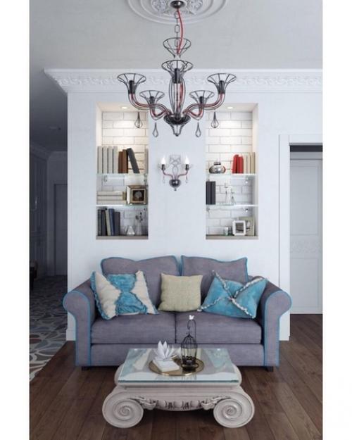 Дизайн - проект небольшой однокомнатной квартиры в 51 кв. 08