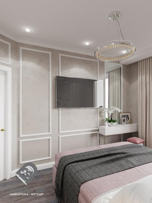 Спальня из проекта квартиры. 03