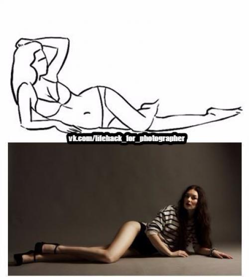 Десять базовых поз для моделей. 01 Десять базовых поз для моделей. 01