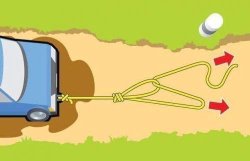 Как вытащить застрявший автомобиль в одиночку! 02