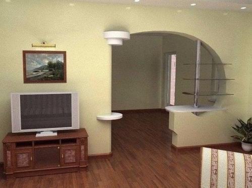 Арки из гипсокартона в интерьере. 03