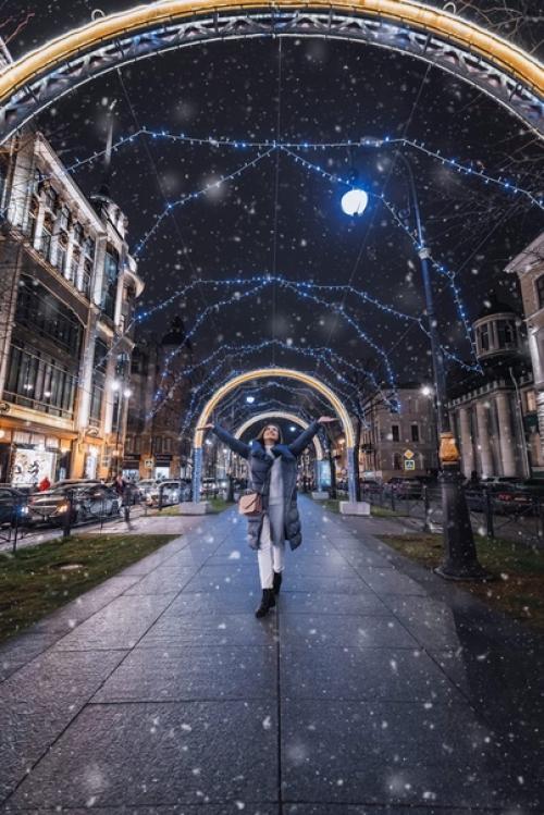 Сказочный питер в преддверии нового года. 02