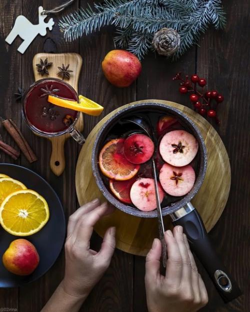Аппетитные новогодние натюрморты от фотографа Ирины толокновской. 04