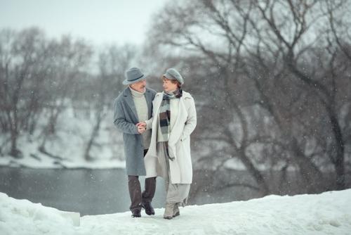 Когда все настоящее: снег, чувства, герои, десятки прожитых лет вместе! 06