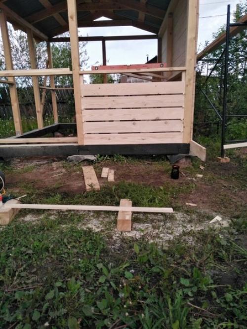 Всем привет.  Строю беседку. 02