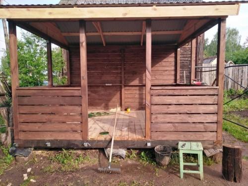 Всем привет.  Строю беседку. 05