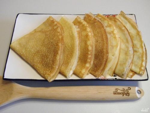 Заварные блины на молоке. 08