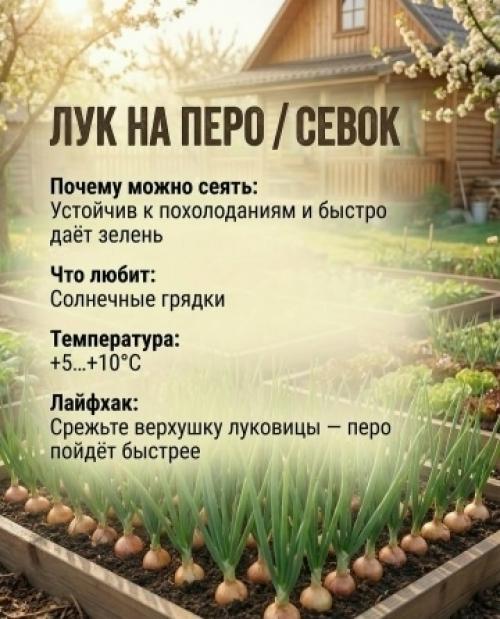 Что сеять в начале апреля, чтобы точно взошло и дало урожай? 05