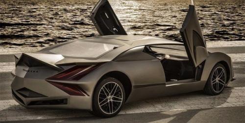 Elibriea: концептуальный суперкар в стиле бомбардировщика Стелс. 04