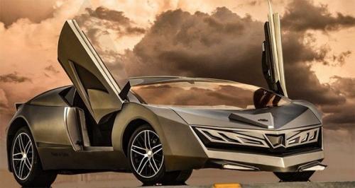 Elibriea: концептуальный суперкар в стиле бомбардировщика Стелс. 02