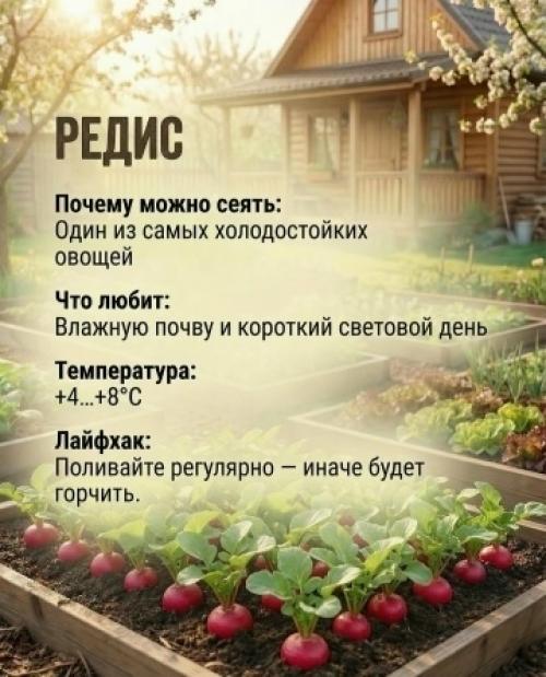 Что сеять в начале апреля, чтобы точно взошло и дало урожай? 06